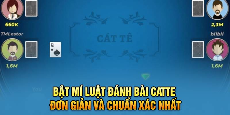 Bật Mí Luật Đánh Bài Catte Đơn Giản Và Chuẩn Xác Nhất