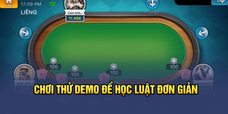 Chơi thử demo để học luật đơn giản