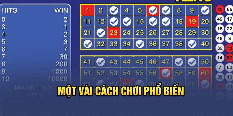 Một vài cách chơi phổ biến